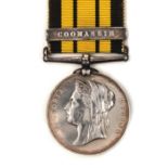 Ashantee Medal, with clasp Coomassie (798 Pte R Allcock 2 Bn Rifle Bde 1873-4), GVF, with