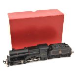 TRIX OO gauge ex Midland Compound tender locomotive. In BR lined black livery, RN 41128. VGC minor