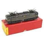 A TRIX OO gauge BR class EM1 Bo-Bo electric locomotive. A twin pantograph style locomotive, RN 26056