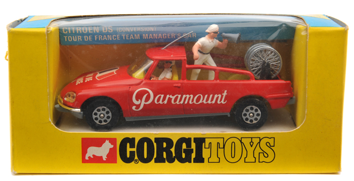 Corgi Whizzwheels Citroen DS Conversion Tour De France Team Manager’s Car (510). In red with