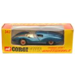 Corgi Red Spot Whizzwheels Chevrolet Astro 1 Experimental Car (347). In deep metallic blue with