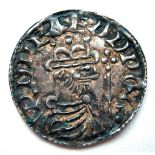 Edward the Confessor AR penny of Hammer Cross type, Steyning Mint, moneyer Diorman. GVF or better.