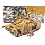 King & Country Fighting Vehicles “Waffen SS Sturmgeschutz 1V Tank” (WSS 47). An example in sand