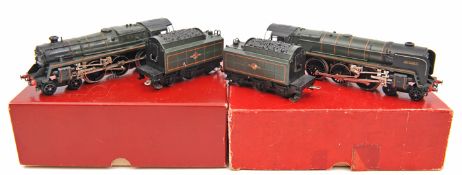2 TRIX OO gauge BR Standard tender locomotives. A Britannia class 4-6-2 ‘Britannia’ RN 70000. Plus a