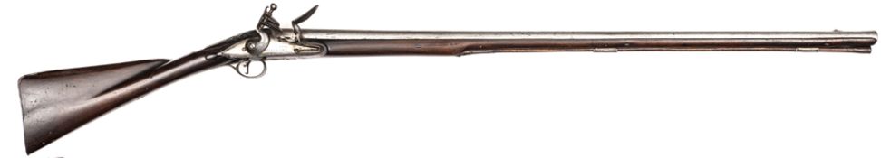 A mid 18th century partly silver mounted 16 bore flintlock fowling piece, by Clarkson of London,