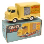 Corgi Toys Karrier “Bantam” Lucozade Van (411). In all over yellow with applied Lucozade labels to