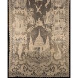 The Battle of Britain commemorative lace panel, produced by Dobsons and Browne & Co Ltd, Nottingham,