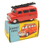 Corgi Toys Bedford “Utilecon” Fire Tender (423). In red with detachable two piece metal ladder to