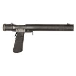A rare de-activated WWII .32” ACP Mark II Welrod Special Forces silenced pistol, number 3817, with