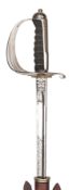 A good WWII officer’s sword of the Coldstream Guards, straight fullered blade 32½”, by Wilkinson,