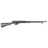 **A scarce .303” Lee Metford Mk I* bolt action rifle, number 9582, the frame stamped with crown over