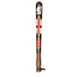 A painted wooden truncheon, bearing the Arms of the City of London with “21” in cartouche below,