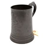An interesting 2nd prize quart size pewter tankard of the “First Brigade East York Artillery