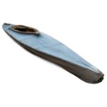 A German Klepper folding Kayak of the type used by Special Forces, approximately 14½ feet, in what