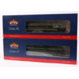 2 Bachmann Branch-Line OO gauge locomotives. BR class 45 diesel (32-679) RN 95. Plus a BR class 47