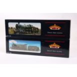 2 Bachmann Branch-Line OO gauge steam locomotives. A BR Manor class 4-6-0 tender locomotive (31-300)