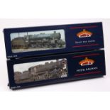 2 Bachmann Branch-Line OO gauge steam locomotives. An LMS Jubilee class 4-6-0 tender locomotive (