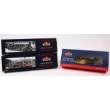 3 Bachmann Branch-Line OO gauge steam locomotives. A BR Standard class 3 MT 2-6-2 tank locomotive (