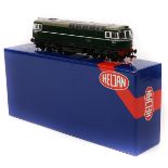 A Heljan OO gauge locomotive. A BR class 33 Bo-Bo diesel locomotive (33621) RN D6517 in glossy