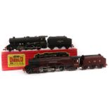 2 x Hornby-Dublo locos. 3-rail LMS Duchess of Atholl RN 6231 in maroon livery. Plus a 2-rail BR