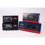 4 Bachmann Branch-Line OO gauge steam locomotives. An LMS (Ex Lancashire and Yorkshire Railway) 2-