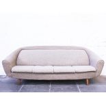 A Put-u-Up Davenport retro sofa bed by Greaves & Thomas circa 1960. L226cm