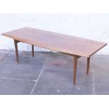 A teak coffee table by Gordon Russell circa 1970. L123cm