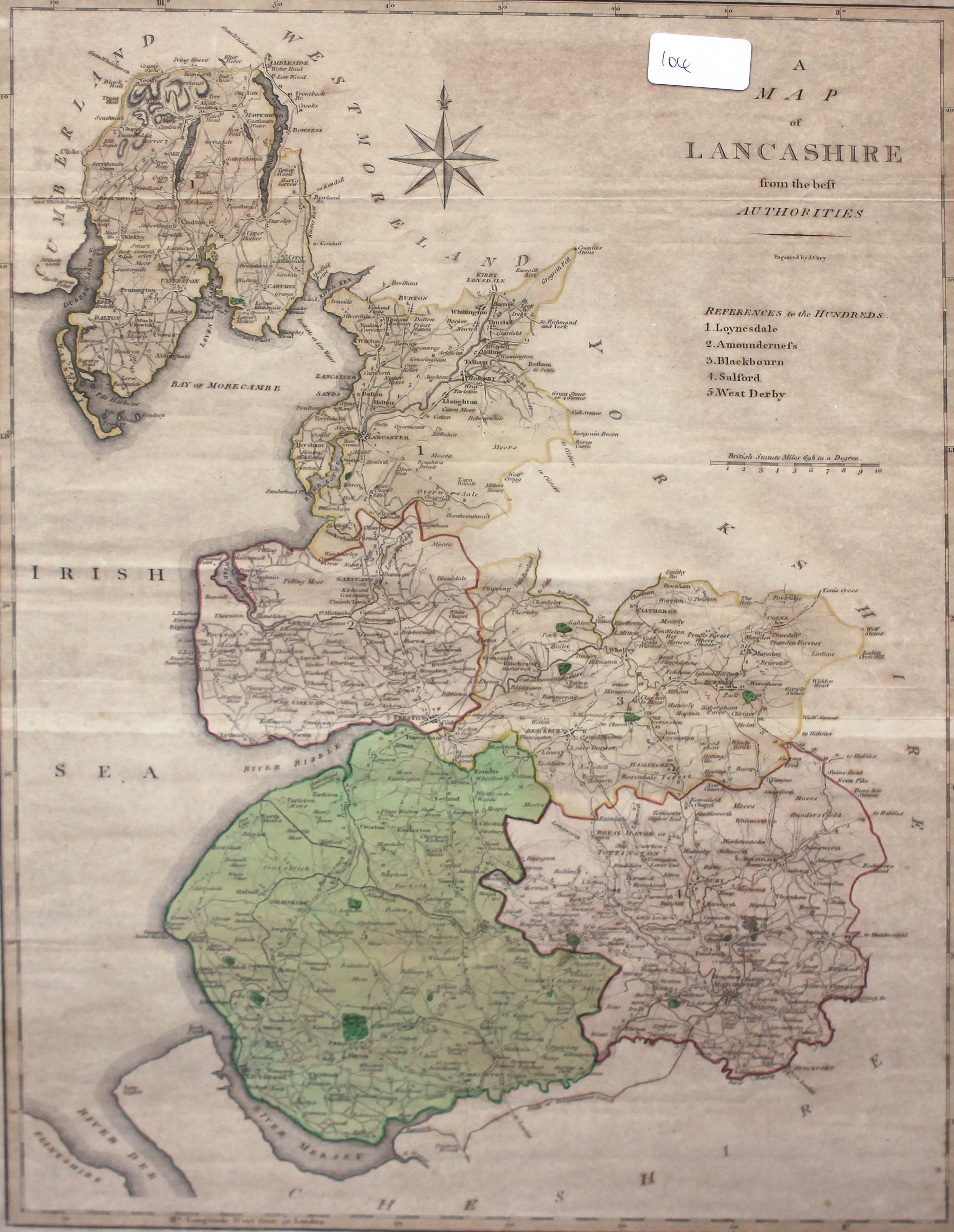 Four maps of Lancashire and Great Britain - Image 3 of 4