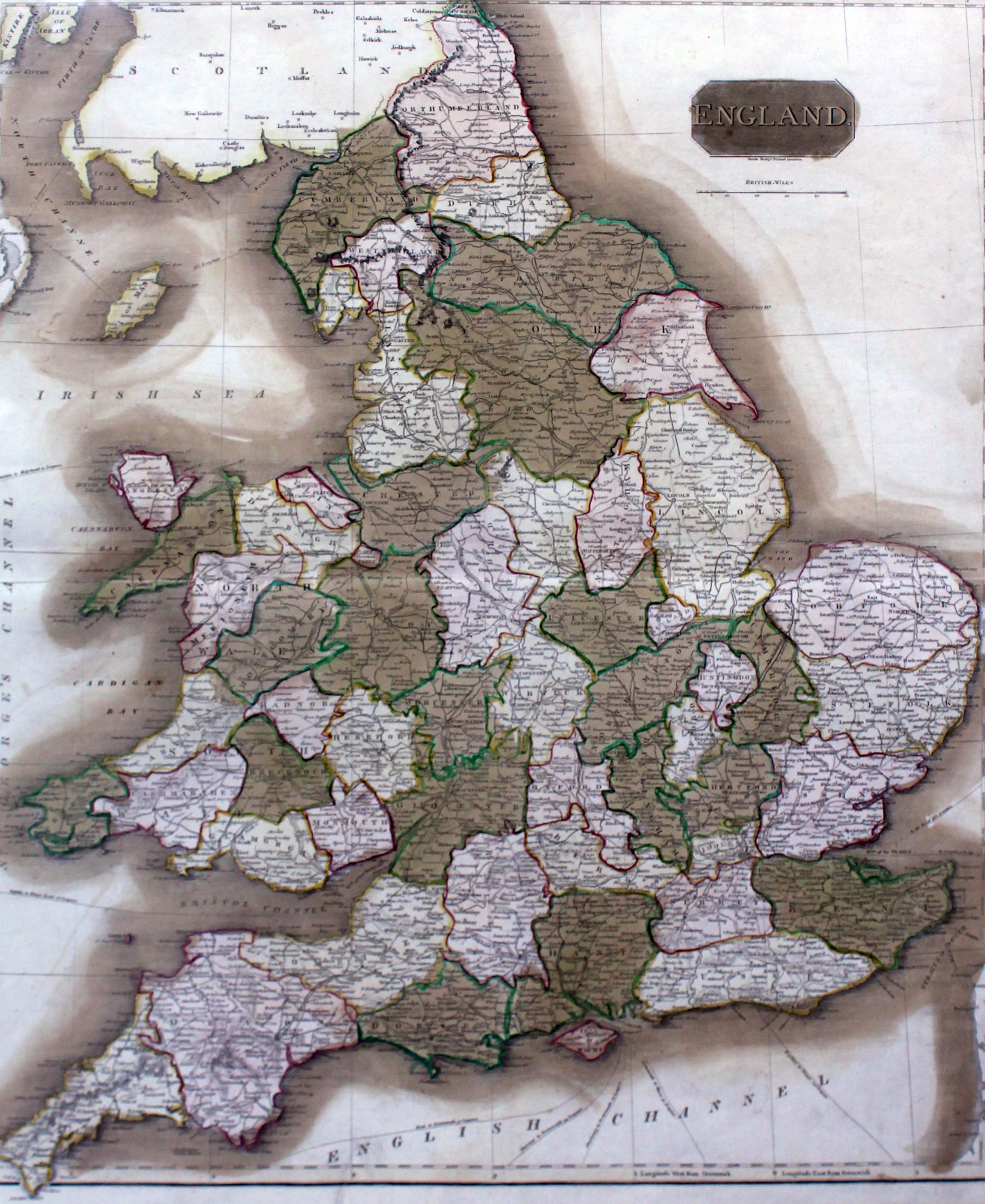 Four maps of Lancashire and Great Britain - Image 2 of 4