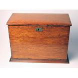 An oak stationary box. Early 20th Century. L36cm