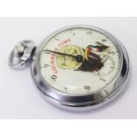 A Guiness Time pocket watch. Diam. 5cm. Condition - does not appear to be working, possibly
