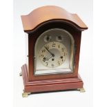 A Junghans mantel clock. H37cm