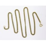 A 9ct gold chain. L45cm. Wt. 9.8g