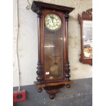 A Vienna wall clock. L100cm