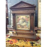 An architectural mantel clock. H42.5cm