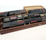 A quantity of magic lantern slides.