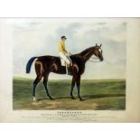 After Herring. A pair of horse racing prints "Touchstone" and "St. Patrick". 50cm x 38cm each.