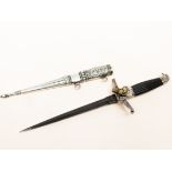A reproduction dagger. L36cm