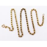 A 9ct gold chain. L38.5cm. Wt. 6.4g