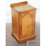 A Victorian Aesthetic style ash pot cupboard. H75cm