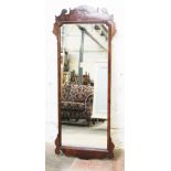 A Georgian style mirror. L152cm