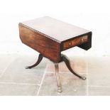 A Regency mahogany Pembroke table. W90cm D51cm H71cm