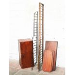 A quantity of Ladderax shelving