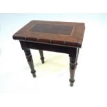 A Regency mahogany stool formed as a book. H28cm