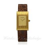 A LADIES 18K SOLID GOLD  BOUCHERON REFLET WRIST WATCH CIRCA 1990s WITH FIVE ADDITIONAL UNUSED