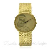 A GENTLEMAN'S 18K SOLID GOLD CHOPARD BRACELET WATCH CIRCA 1980s, REF. 1038 1 COMMISSIONED BY A