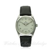 A GENTLEMAN'S STAINLESS STEEL ROLEX OYSTER PERPETUAL AIR KING SUPER PRECISION WRIST WATCH CIRCA