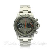 A RARE GENTLEMAN'S STAINLESS STEEL ROLEX TUDOR OYSTERDATE "MONTE CARLO" CHRONOGRAPH BRACELET WATCH