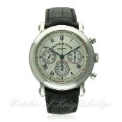 A GENTLEMAN'S STAINLESS STEEL FRANCK MULLER AUTOMATIC CHRONOGRAPH WRIST WATCH CIRCA 2006 REF. 7002