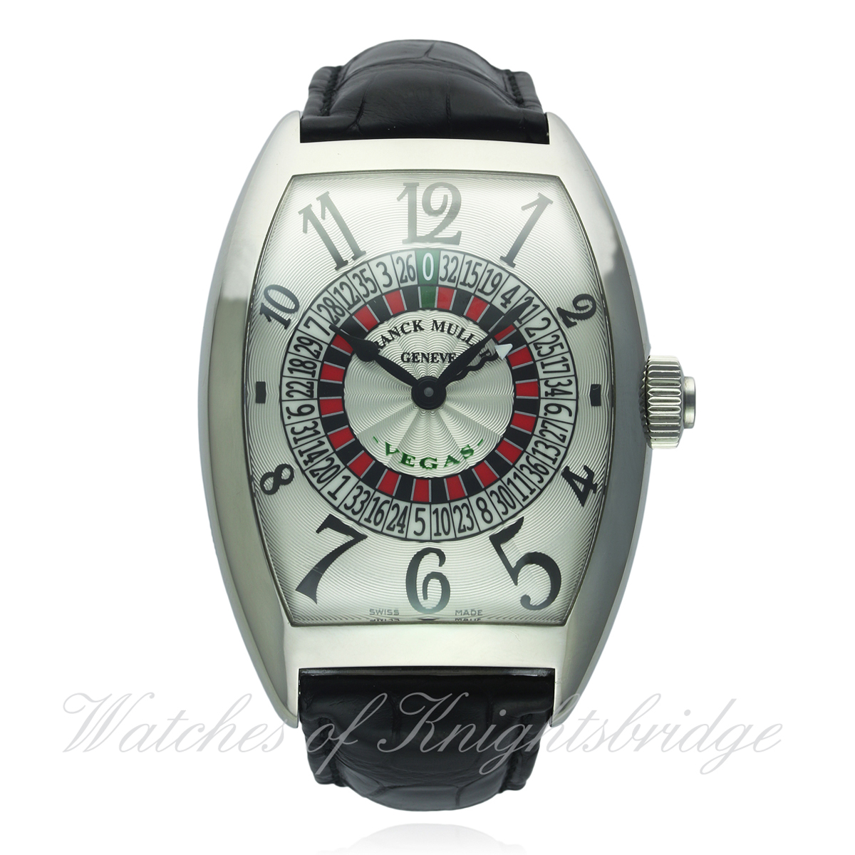 A RARE GENTLEMAN'S LARGE SIZE STAINLESS STEEL FRANCK MULLER 'VEGAS' WRIST WATCH CIRCA 2012, REF.